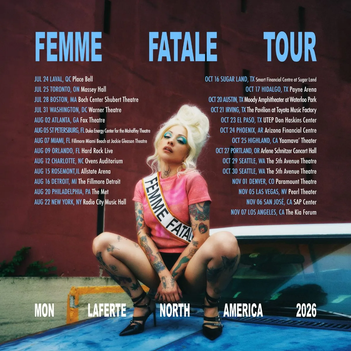 Mon Laferte: Femme Fatale Tour